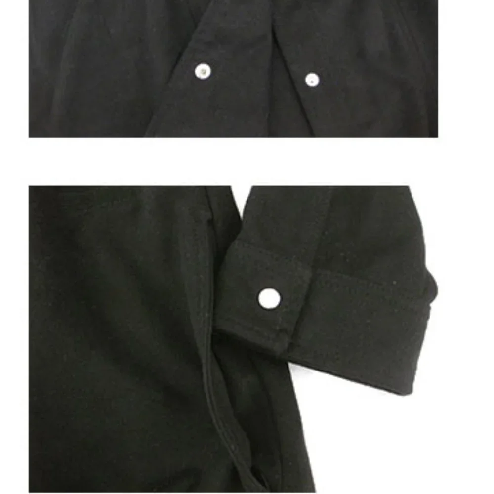 ZARA black suede shirt coat - Picture 5 of 11